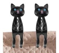 Generico Clothes Clips - Cat Shape Clothespins Clothespins Clothes Pins, Traceless Laundry Clips | for Clothesline, Laundry, Bathroom, Cotton Quilt Clip, Household Windproof Large Sheet Clamps, 2*PCS