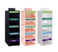 Genérico Clothes Organizer For Kids Five-Tiered Clothing Storage