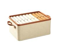 Genérico Clothes Storage Bins - Foldable Portable Washable, 14.17×9.84×7.87inch Clothes Organizer Containers for Socks Pants Underwear Books Home Wardrobe Bedroom Storage Use