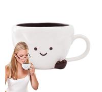 Generico Cloud Coffee taza, Curre di - 450 ml de taza de San Copa de anime para mujeres | EXPRESIÓN CUIDADO EXPRESIÓN CERÁMICA CERÁMICA PARA LA PATER MUJERES MUJERES MAMS AMIGOS AMPIESOS