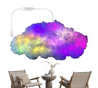 Genérico Cloud Lights For Home | Music Syncing Dynamic Multicolor Cloud, LED Mood Lights For Living Room Bedroom Study Basement Garage Apartment Dormitory Photography Use, Fun Piece For