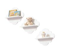 Genérico Cloud Shelves, Aesthetic Room Decor, Floating Storage Rack, Whimsical Design Function, Nursery Display System, Interior Styling Item, Small Size for Workplace Dorm Kitchen Vanity Bedroom