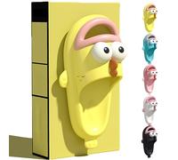 Genérico Clown Fish Slides Tongue Kiss Slippers, Clownfish Slipper, Cute Cartoon Animal Shape Slippers, Non-Slip Open Toe Beach Pool Shower Shoes Bathroom Sandals for Adults kids. (YELLOW,39)