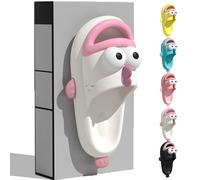 Genérico Clown Fish Slides Tongue Kiss Slippers, Clownfish Slipper, Cute Cartoon Animal Shape Slippers, Non-Slip Open Toe Beach Pool Shower Shoes Bathroom Sandals for Adults kids. (WHITE,41)