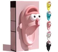 Genérico Clown Fish Slides Tongue Kiss Slippers, Clownfish Slipper, Cute Cartoon Animal Shape Slippers, Non-Slip Open Toe Beach Pool Shower Shoes Bathroom Sandals for Adults kids. (PINK,39)
