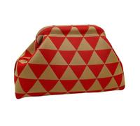 Generico Clutch Purse - Woven Easy Access Lock Closure | Crochet Clutch Purse Dumpling Bag | Women's Color-Block Summer Bag, Casual Beach Evening Wedding Tote, for Commuting Music Festival, 30x9x20cm