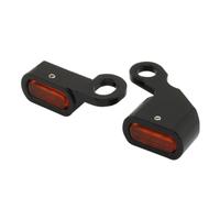 Genérico Cndocc35 Luz intermitente delantera ámbar mini para cicleta, indicadores de señal de giro LED para S 1250 RH1250S 21-23, aluminio negro