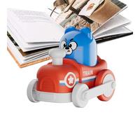 Genérico Coche Autoimpulsado al Presionar - Juegos Educativos con Retroceso Retráctil,Tren de Aprendizaje con Dragón - para Niños Dormitorio Hogar Viaje Aula Preescolar Fiesta Cumpleaños Navidad