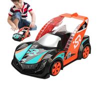 Generico Coche de Juguete transformable - Sensor Evita obstáculos con | Coche de Juguete de Carreras transformable, para niños, Sala de Juegos, salón, Nocturna en Familia