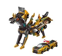 Generico Coche Dinosaurio Transformable 2 en 1, Dinosaurio Transforming Colision, Magnético Educativo para Niños, Transformación Automática De Vehículo A Dinosaurio para Hogar, Escuela, Regalo