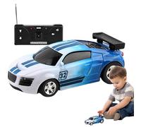 Generico Coche RC, puede teledirigir el coche - Coche teledirigido portátil con carreteras, pequeño coche RC, coche remoto para cumpleaños, Navidad, Año Nuevo, Halloween