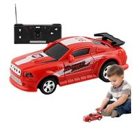Generico Coche teledirigido, coche de carreras con latas,Pequeño coche de | carrera portátil con carreteras | Juguete de coche de simulación de latas, pequeño y fantástico RC para niños