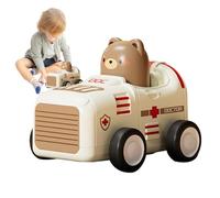 Generico Cochecito de tirar hacia atrás, Coche de tirar hacia atrás para niños, Juguete de inercia animal. Presione para el juguete, Vehículos Juguetes de coche Pequeños juguetes para