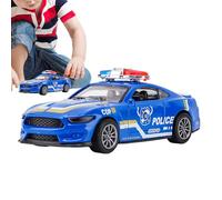 Genérico Coches impulsados por fricción para niños pequeños,Modelo de vehículo policial de Rescate sensorial Interactivo | Juguetes para niños de 3 a 8 años, niñas