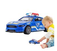 Genérico Coches impulsados por fricción para niños pequeños,Modelo de vehículo policial de Rescate sensorial Interactivo - Juguetes para niños de 3 a 8 años, niñas