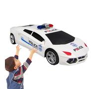 Genérico Coches para Niños,Eléctrico Automático con Divertido 360° - Coche De Policía Educativo con Puerta Automática | para Día del Niño Juego En Interiores Exteriores Y Fiestas