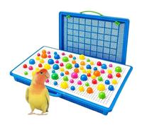 Genérico Cockatiel Foraging Toys, Interactive Bird Cage Biting Game
