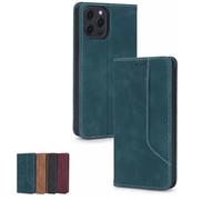 Genérico Coconuet Magnetic Flip Case for iPhone, Exquisite Magnetic Flip Wallet Leather for iPhone Case, for All Pro MAX (Blue,for 14)