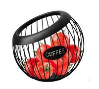 Genérico Coffee Basket, Pod Holder, 7.87x7.28in Desktop Organizer, Iron Frame, Large Capacity for Kitchen Counter, Coffee Station, Office Desk, Beverage Setup, Storage, Daily Use