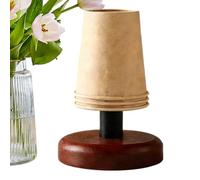 Genérico Coffee Cup Dispenser-Solid Walnut Wood Vintage Taza Organizer, Vertical Paper Cup Holder With Non-Slip Base, Premium Beverage Station For Office, Cafe, Bar & Home Countertop | 2-Compartment