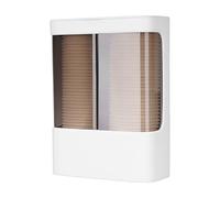 Genérico Coffee Cup Dispenser - Wall Mount Cup Dispensers | Coffee Cups Organizer | Double Cylinders Countertop Organizer For Home Kitchen Restaurant Cafe Bar Breakroom Party Hotel Catering Event