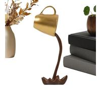 Genérico Coffee Cup Statue,Resin Funny Figurine - Table Coffee Spilling Figurine,for Bookshelf Bedside Nightstand Bedroom Birthday Housewarming Mother's Day
