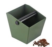 Genérico Coffee Grounds Knock Box - ABS Coffee Waste Bin | Espresso Grounds Container With Easy Flush Cleaning | Durable Countertop Knock Box For Home Baristas & Professional Café Use