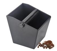 Genérico Coffee Grounds Knock Box - ABS Coffee Waste Bin | Espresso Grounds Container With Easy Flush Cleaning | Durable Countertop Knock Box For Home Baristas & Professional Café Use