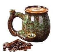 Genérico Coffee Mug - 5.31x3.94 Inches Travel Coffee Cup | 380ml Multifunctional Kitchen Drinkware | Hot Chocolate Ceramic Mug with Handle,for Hot Cold Milk Ice Water Juice Latte Tea Beer Whiskey