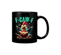 Genérico Coffee Mug | Drinkware Heat-Resistant - Chicken Rooster | Funny Animal Screaming Roosters Meme Cup for Wine Juice Beer Milk Christmas Easter Valentines Farm Kitchen
