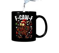 Genérico Coffee Mug | Drinkware Heat-Resistant - Chicken Rooster | Funny Animal Screaming Roosters Meme Cup for Wine Juice Beer Milk Christmas Easter Valentines Farm Kitchen