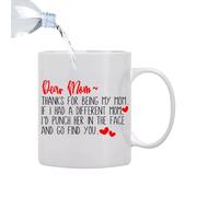 Generico Coffee Mug For Mom - Funny Coffee Mug, Novelty Ceramic Cup | Mom Mugs From Son, Daughter | Small Coffees Cups 350ml F0r, Women For Birthday, Mother's Day