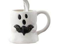 Genérico Coffee Mug, Halloween Drinkware, Ghost Themed, Ceramic Coffees Cup, 1 Piece, Hot Beverages, Reusable Mugs Decor Party Favors, Kitchen, Desk, Bookshelf, Bedroom, Table Display Ceramic