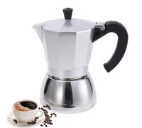 Genérico Coffee Pot, Metal Old-Fashioned Coffee Maker, Aluminum And Stainless Steel Classic Maker, Small Kettle For Brewing, Essential Making Accessories, 12x16cm, 13x19cm