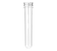 Genérico Coffee Storage Tubes, Compact Bean Canisters Clear, 6,37 x 1,26 en 60 ml Capacity Containers, Airtight Secure Lids, transparente auténtico diseño para café bar té en casa