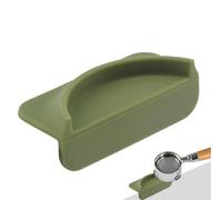 Genérico Coffee Tamper Matn - 3.15 X 1.38 X 0.79in Silicone Coffee Tamper Mat | Black Silicône Food Grade Pad | Côffee Tamping Mat |Non-Slip Silicone Food Grade Black Pad for Côffee