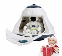 Genérico Cohete Espacial Juguete, Juguete Transbordador Espacial, con Efectos De Sonido Y Luminoso, Set De Lanzaderas Espaciales Con Rover Espacial, Espacio Juguete para Niños, Espacio Astronauta