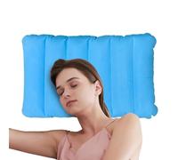 Genérico Cojín Asiento Inflable para Viajes Aéreos, Colchoneta Portátil Exterior, Cojín para Parque Avión Estadio Coche Silla De Ruedas Picnic