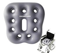 Genérico Cojín de Asiento Inflable,Almohadilla Plegable y Portátil - Cojín para Silla,Uso En El Hogar, Las Oficinas, Los Suelos, Aviones, El Estadio Y Las Gradas