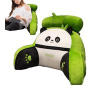 Generico Cojín de lectura, cojines de cama para sentarse en la cama | Cojín de respaldo con reposabrazos, para descansar en panda, para sentarse, leer, relajarse, ver la televisión, jugar