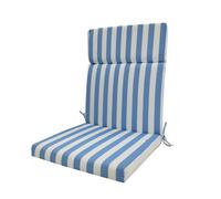 Genérico Cojín De Silla Exterior Resistente Al Agua Y Decoloración Espuma Premium De Apoyo For Sillones Mecedores De Terraza Sillas Sillones Relax(Light Blue,3cm)