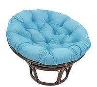 Genérico Cojín Grueso con Forma de Huevo para Silla, cojín Redondo Grueso y Resistente al Color para Silla Tipo Huevo - Almohadilla extraíble con Cremallera para Interiores/Exteriores, Almohada de me