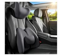 Genérico Cojín Lumbar Coche, Reposacabezas Coche para Seat 127 1972-1982, Mini Cojín Ajustable, Soporte Espalda Ergonómico, Espuma Memory Transpirable, Silla Oficina