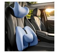Genérico Cojín Lumbar Coche, Reposacabezas Coche para Seat 127 1972-1982, Mini Cojín Ajustable, Soporte Espalda Ergonómico, Espuma Memory Transpirable, Silla Oficina