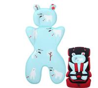 Generico Cojín para asiento de coche para niños | Cooling Seat Cushion for Kids | Cotton Stroller Seat Liner, Breathable Stroller Seat Pad, Mesh Baby Seat Liner, Eco-Friendly Cooling Pad