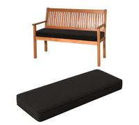 Genérico CojíN para Banco De Exterior/Interior Cojines De Esponja De 5 cm De Grosor Cojin para Banco Jardin con Cremallera, Antideslizante, Lavable, para Sala De Estar, Cocina,K,190X50X5cm
