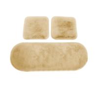 Genérico Cojín para Coche - 3 Piezas Cubierta Térmica para La Parte Delantera Y Trasera | Cojín para Asiento De Auto - para Vehículos Invierno Navidad Viaje Largo Comodidad Al Sentarse