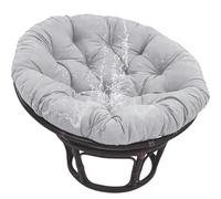 Genérico CojíN Redonda De Silla Colgante, CojíN De Silla De Columpio Al Aire Libre, For Double Padded Seat Cushion For Rattan Swwing Wicker Egg Chair - CojíN para Silla De Huevo,Light Gray,100cm
