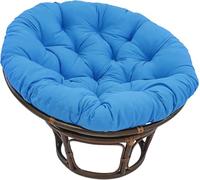 Genérico Cojín Redondo Sillón Papasan Alfombrilla Multifuncional Silla De Jardín para Asientos para Ratán Jardín Balcón Y Sala De Estar Al Aire Libre(#2,50x50x8cm)