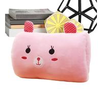 Generico Cojín térmico para manos, manopla con forma de conejo de peluche cálido | Invierno - Para aula, escuela, casa, viaje, siesta, invierno, clima frío, actividades al aire libre